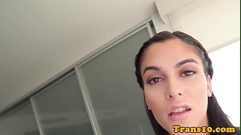 Preview 3 of Bhabidever Xxx In India - Heeled tgirl tugging after showing bigtits