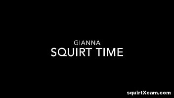 Preview 1 of Breathplay Trashbag - Amateur brunette milf squirting