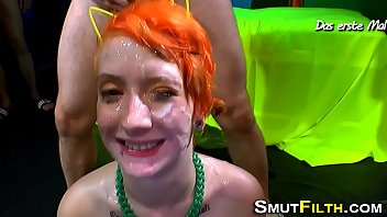 Preview 4 of Anal Accidents Diarrhea - Bukkake faced german slut