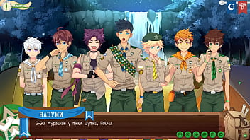 Preview 1 of Nidea Ali - Game: Friends Camp path 2,  part 23 - A frank conversation with Taiga (russian voiceover)