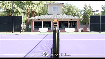Preview 1 of Vmdqayrwl - PASSION-HD Petite blonde Bella Rose fucks tennis instructor