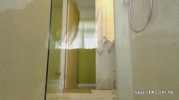 Preview 2 of Tiffany Tantum - Amazing cute latina milf brunette squirts in the shower