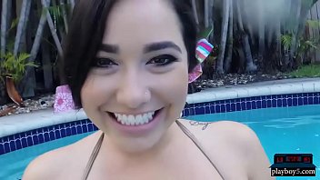 Preview 3 of Summer Brielle Are You A Cop - Big boobs amateur girlfriends sucking and fucking on camera