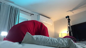 Preview 2 of Mom Daughter Peg - Elmo Fucks Hot Trans Woman in Chastity
