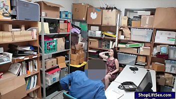 Preview 2 of Anastasia Black Romantic - Shoplifter gets screwed by LP officer