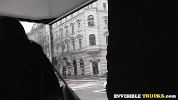 Preview 1 of Desi Indiyan Sex - Pickedup euro cockriding in public truck