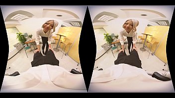 Preview 1 of 4d Big - Beautiful erotic office lady Japanese VR Porn