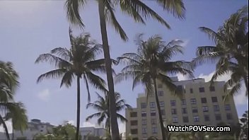 Preview 1 of Cute Pussy Fucked By Bbc - Surprise threesome with bikini bestie