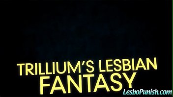 Preview 1 of Xxx Fotu - Nasty Hot Lesbos (Elena Koshka &amp_ Trillium) In Hard Punish Games On Cam mov-19