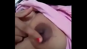 Preview 1 of Mom Mi My Sister - Indian girl showing her  boobs with dark juicy areola and nipples