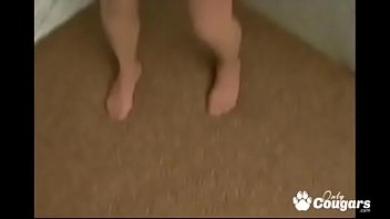 Preview 1 of Xxxxhoors Sex - Amateur Gets Down On Her Knees And Blows A Dick In Pantyhose