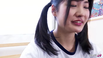 Preview 1 of Dagtor - Petite Asian Teen 18 seduce to POV Creampie Fuck by old Guy in uncensored JAV Porn