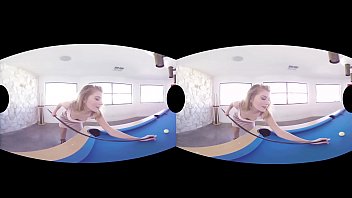 Preview 1 of Monter Gang Bang Doggystile - Blonde harlot Arya Fae has valentine anal with you in VR