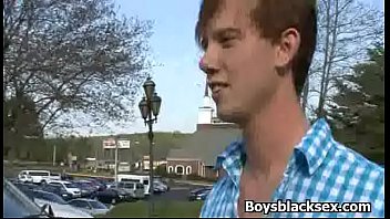 Preview 3 of Teen Gag Deepthroat - Blacks On Boys - Interracial Hardcore Bareback Fuck Movie 15