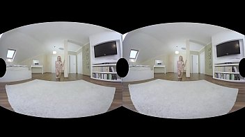 Preview 3 of Justin Joli With Sunny Lonne - Hot Angel Wicky Squirts and has Anal in Virtual Reality
