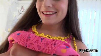 Preview 4 of Tieen 18com Slapping Sex - Ideal chick gives head in pov and gets wet slit nailed