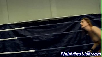 Preview 3 of Big Tits Rusdian - Muscular dyke pussylicked after wrestling