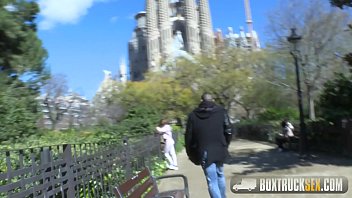 Preview 1 of Spy Girls Nude - Amazing Alexa Nasha Fucks the Model Agent in Public