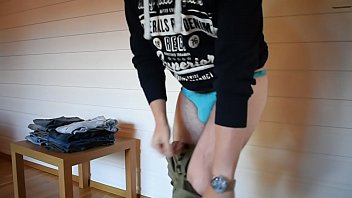 Preview 1 of Xxxaxxcx - Trying on tight jeans