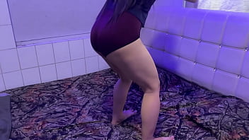 Preview 1 of Gabre Dast - Homemade workout of college fit ass girl
