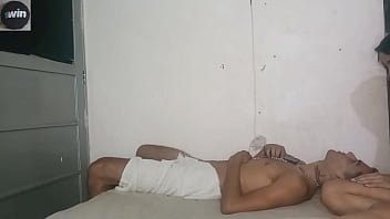 Preview 2 of Dipaksa Jpn - SALGO DEL BA&Ntilde_O Y MI COMPA&Ntilde_ERA DE CUARTO ME RECIBE CON UNA INCREIBLE MAMADA- te gusta que te chupe el PENE PAPI? que rico me follas mi amor