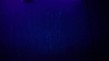 Preview 1 of Siberian Mouse Masha Nude - Cumshot stains above bed under blacklight comment please