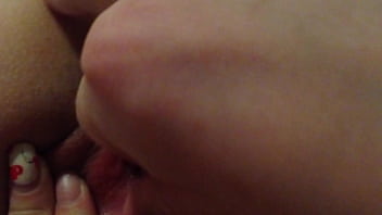 Preview 4 of Zootube1 Spy - stocking Stuffed In Pussy засунула чулки в пизду