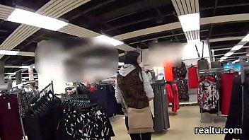Preview 3 of Pasif K Le - Adorable czech girl was tempted in the mall and rode in pov