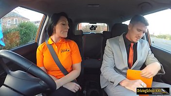 Preview 1 of Bff Dance - Big juggs examinee gets boned in the car