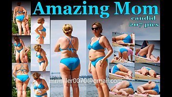 Preview 3 of Bbw Amom - Beach Voyeur (BBWs and MILFS)
