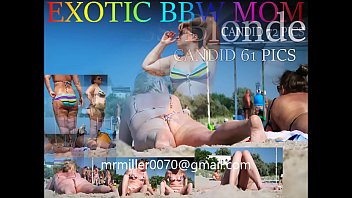 Preview 4 of Bbw Amom - Beach Voyeur (BBWs and MILFS)