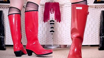 Preview 4 of Wichsen Und Spritzen Im Auto - My Epic Shoe,  Boot and Heel Collection