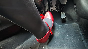 Preview 4 of Ebn Bne - Pedal Pumping in Heels on way to Office