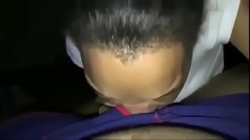 Preview 2 of Destroyed Gangbanged Teen - cute black teen giving me head
