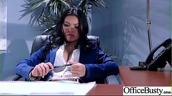 Preview 1 of Lana Ivans V Boobs - (Cindy Starfall) Naughty Slut Big Tits Girl Get Nailed In Office vid-10