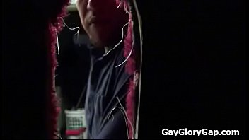 Preview 2 of One Cc - Interracial sexy gay handjob and black cock sucking video 05