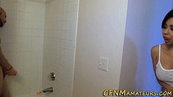 Preview 1 of Gay Vfx - Busty amateur cfnm tugs
