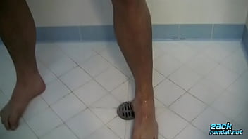 Preview 2 of Huge Belly Ssbbw - Ty Evans spiced up shower session with solo cock stroking