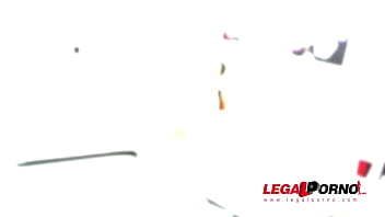 Preview 1 of Public Agent Canada - Tattooed Stripper Amel Annoga gets a 3on1 Airtight Double Penetration!