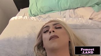 Preview 3 of Salzburg Single - Trap beauty solo stroking her hard cock