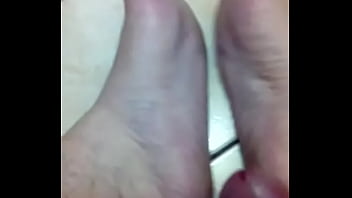 Preview 3 of Begest Porn Star - Cumming in own feet latin