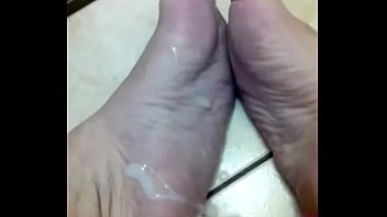 Preview 4 of Begest Porn Star - Cumming in own feet latin