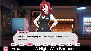 Preview 1 of Hd Big Boobs - A Night With: Bartender