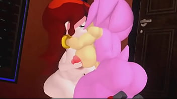 Preview 2 of Kalin Arianna - Gf and Amy rose They practice for a while