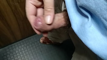 Preview 2 of School Girl Apanese Bus - VID 20170807 me la saco en el ascensor