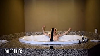 Preview 3 of Cuckolding Massage - KitKat takes a BBC bubble bath trailer