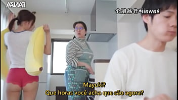 Preview 1 of Ts Danielle - A grande bunda da minha nova Irm&atilde_ (Legendado) Mayuki ito