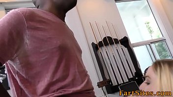 Preview 2 of Auvent Ariege - Blonde sucking black dick
