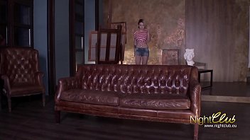 Preview 1 of Memek Besar Kepala Bisa Masuk - Blonde Skinny Teenage Russian Fucked hard and swallow cum