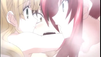 Preview 3 of Hairy Pisi Mature - Issei,  Rias and Asia have a bath together